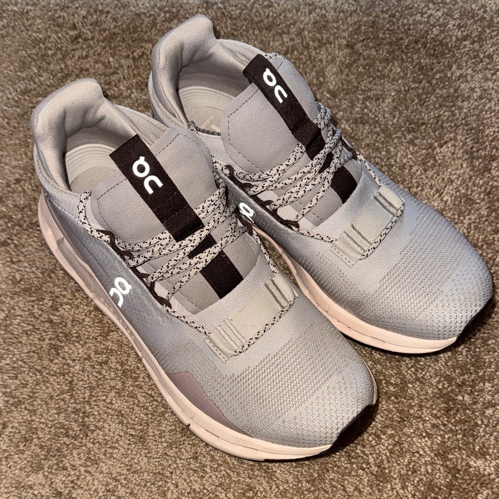 On Cloudnova Running Tan/Pink Athletic Shoes